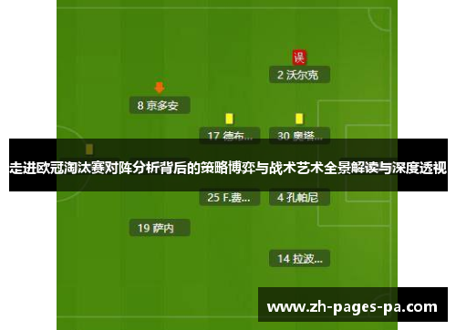 走进欧冠淘汰赛对阵分析背后的策略博弈与战术艺术全景解读与深度透视